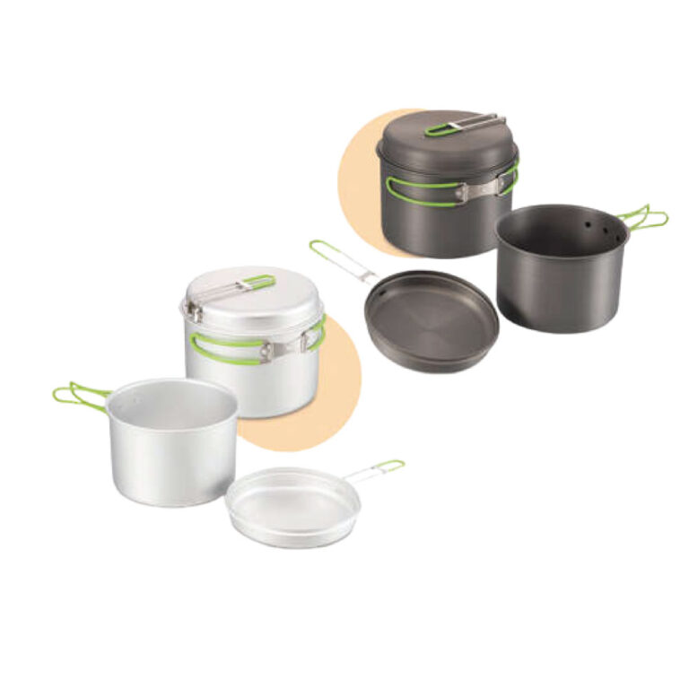 2 Pcs Aluminum Camping Cookware Set GRAND INTERNATIONAL PRODUCTS CO. LTD